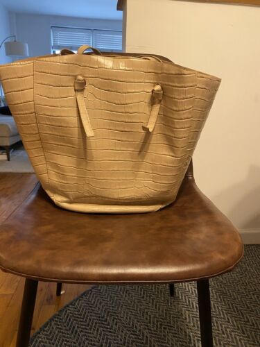 Loeffler Randall Tan Snakeskin Shoulder Bag - Picture 2 of 8