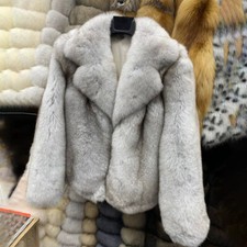 Winter Real Blue Fox Fur Coat Men Lapel Genuine Fur Overcoat Fashion Fur Jackets