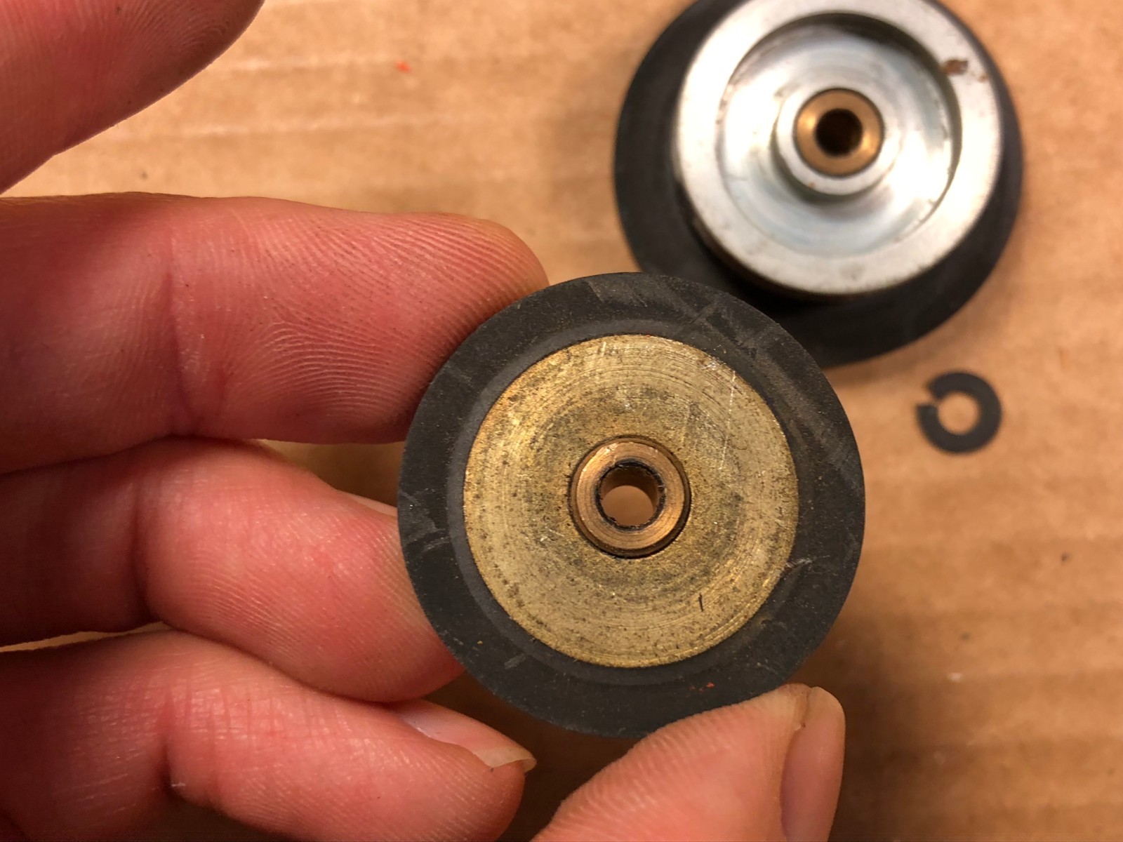 2 Vintage Rubber Idler Wheels from Saba TK220S ReeltoReel Player eBay