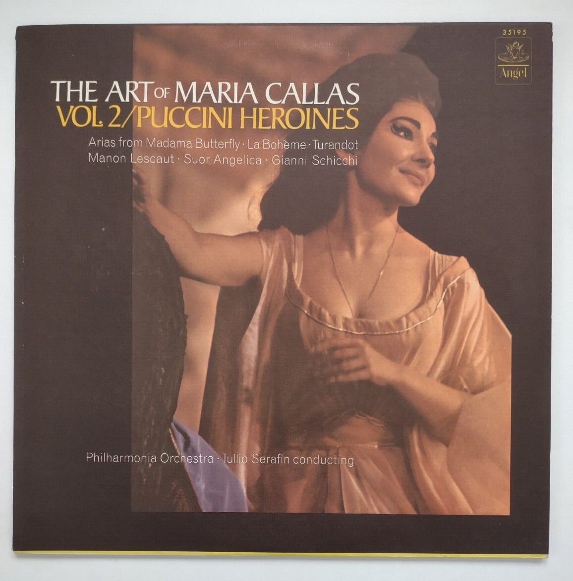 The Art of Maria Callas Vol. 2 Puccini Heroines vinyl record Angel 35195 Tested
