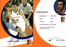 MITHAT DEMIREL Deutschland DBB  Autogramm Autogrammkarte AK Basketball BBL