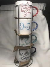 Stackable Coffee Mug Set  Dolly Parton A Cup Of Ambition … ￼ See Photos