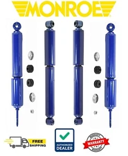 Monroe Matic Plus Front & Rear Shock Absorbers Kit Set For Ford F-150 90-96 4X4