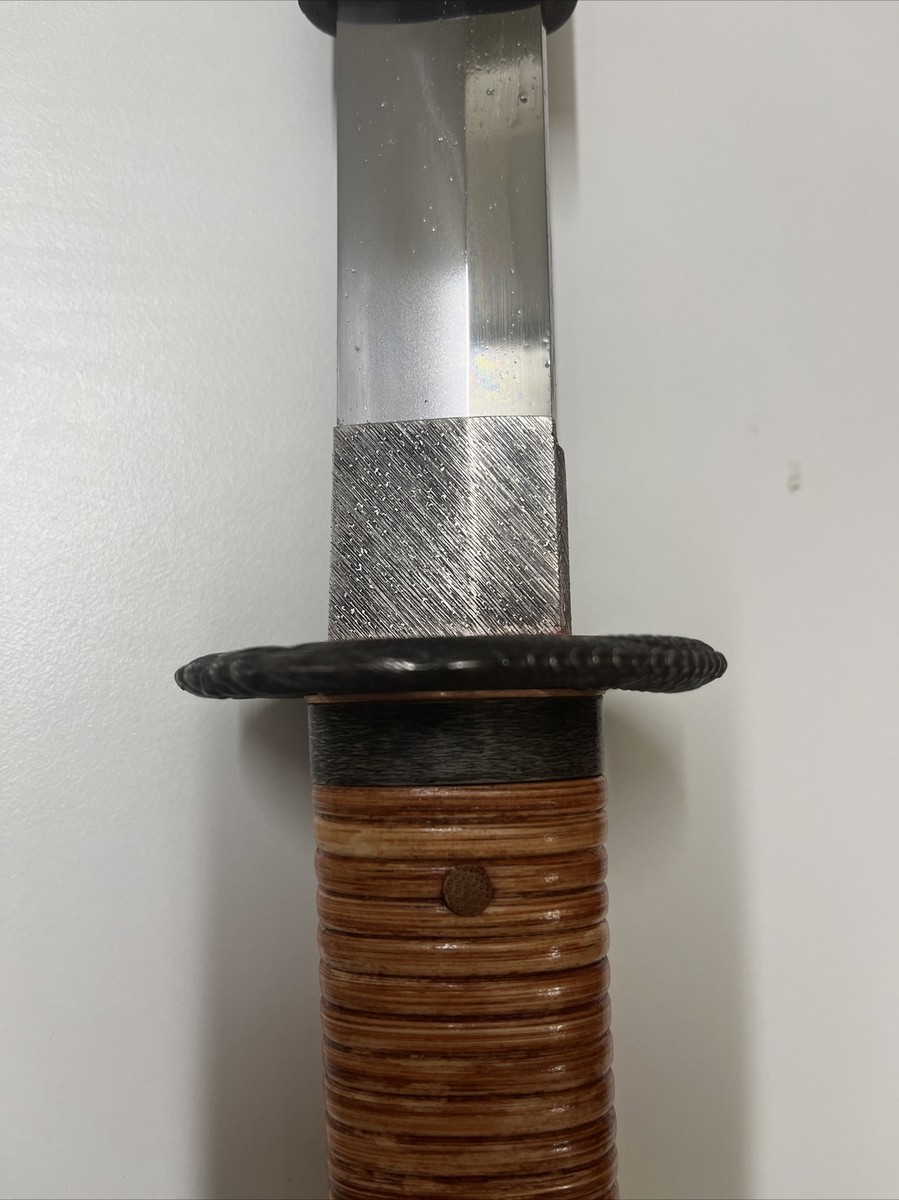 Katana Japanese Sword: Gendaito.Mumei( Koshirae By Josiah Katana Japanese Sword: Gendaito.Mumei( Koshirae By Josiah