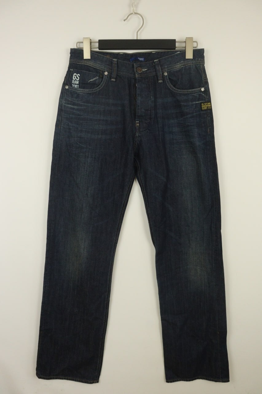 G-STAR RAW Denim ATTACC LOOSE Straight Relaxed Jeans Sz W30 L34 Button Fly