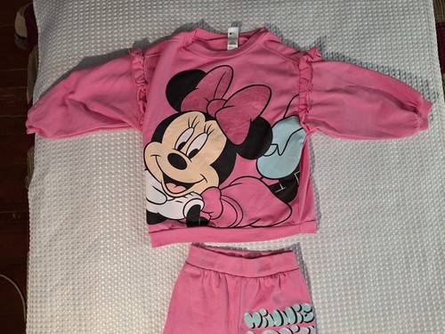 Disney Minnie Mouse Daisy Duck Pink 2 Piece Sweater & Pants Kids Youth Size 4 - Picture 6 of 13