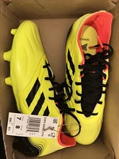 Size 7 Men/Size 8 Women - adidas Copa Sense.2 FG Team Solar Yellow Black 2022