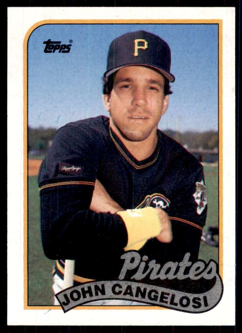 1989 Topps Baseball Card John Cangelosi of Pittsburgh