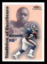 2000 Fleer Tradition #5 TE Ron Dayne Tradition of Excellence New York Giants