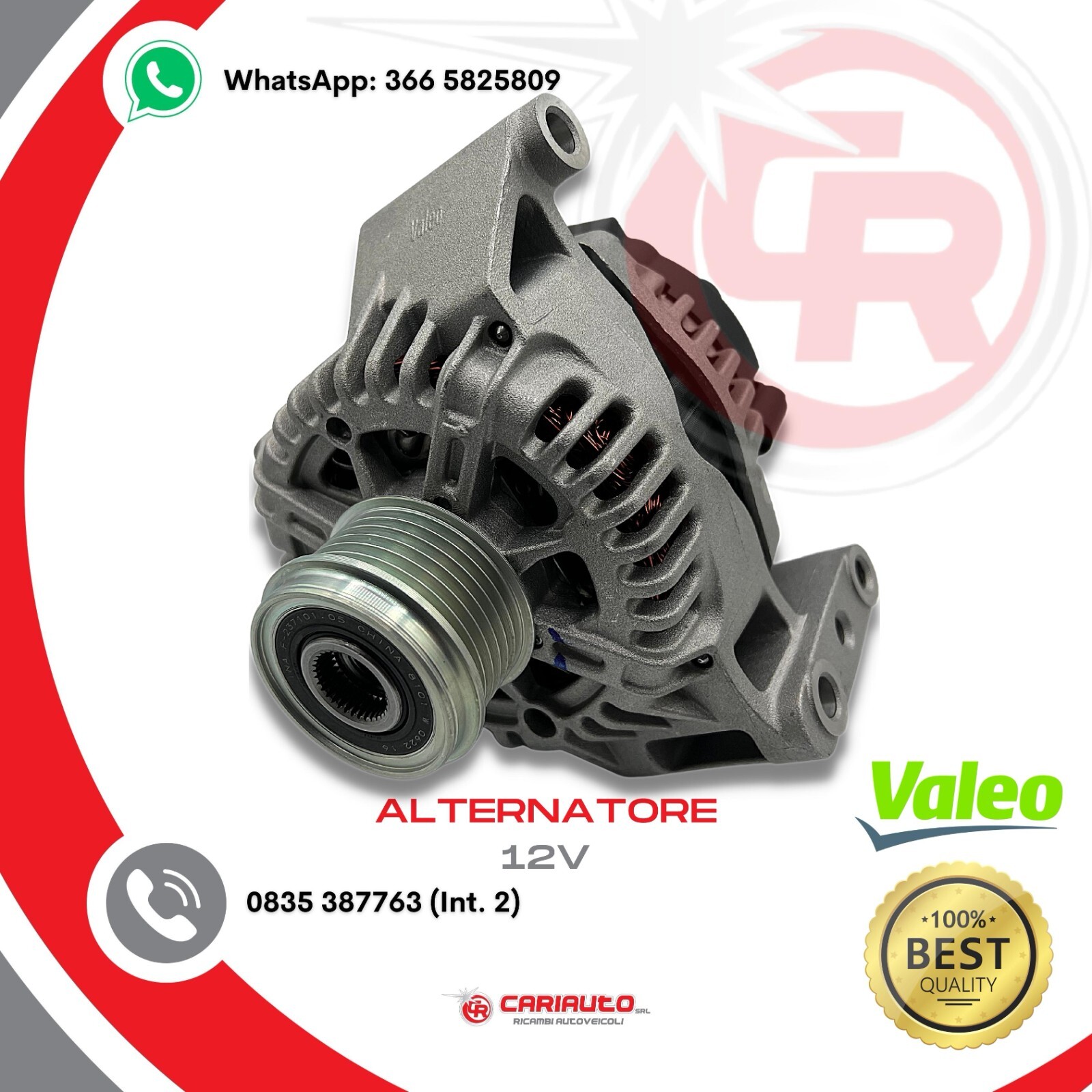 Alternatore Valeo Motori 1.3 Multijet Fiat Lancia Alfa Romeo Punto Panda 439505