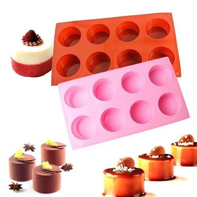 12X Soft Silicone Cake Muffin Chocolate Cupcake Bakeware Baking Cup Mold LD