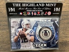 The Highland Mint Coin Sports Andrew Luck -NFL Rookie Passing Record! 1 Of 5,000