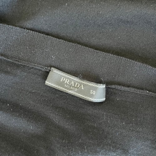 Prada Black Knit Button Up Mens Cardigan - Picture 6 of 6