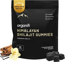 Organifi Shilajit Gummies - Himalayan Shilajit for Men and Women with PrimaVie