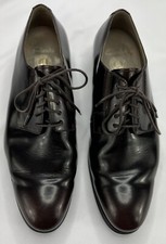 Clarks Tor England 13285 Men's Oxfords Lace Up Shoes Rich Brown 10.5 M EUC 