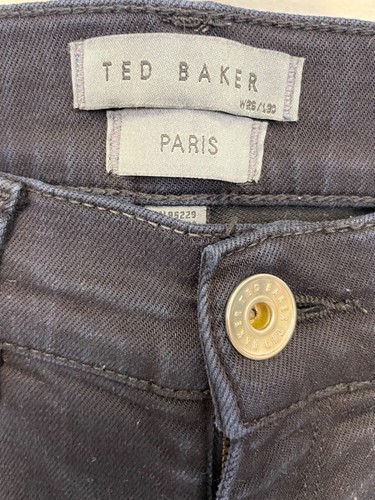TED BAKER WHISTLE INDIGO BLUE LOW RISE SKINNY LEG ANKLE GRAZER JEANS SIZE 26W - Picture 4 of 4