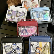 Womens Japanese Lolita Handbag Girls Ita Bag Transparent Messenger Shoulder Bag