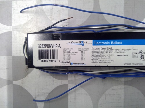 Universal / Triad B232PUNVHP-A 120-277V 1-2 T8 Lamp Ballast *Free Shipping* - Picture 2 of 3