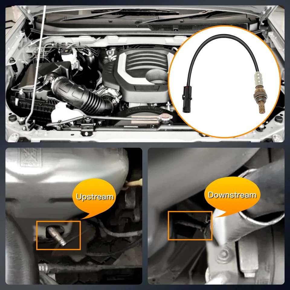 02 Sensor de oxígeno O2 para Chevrolet Cavalier 1982-1998 todo aguas arriba ES10966-A Foto 4 de 4