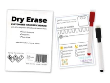 Fusion5 Magnetic Board for Daily Planning at Home, Office, and Kitchen