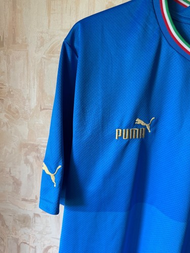 Italy 2022 Puma Home Football Shirt Jersey Men's XL - Picture 3 of 7