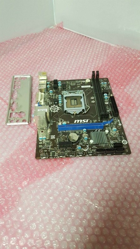 MSI H81M-P33 Socket LGA1150 DDR3 Micro ATX Motherboard With I/O Shield