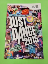 Just Dance 2015 Nintendo Wii MANUAL ONLY Authentic Original
