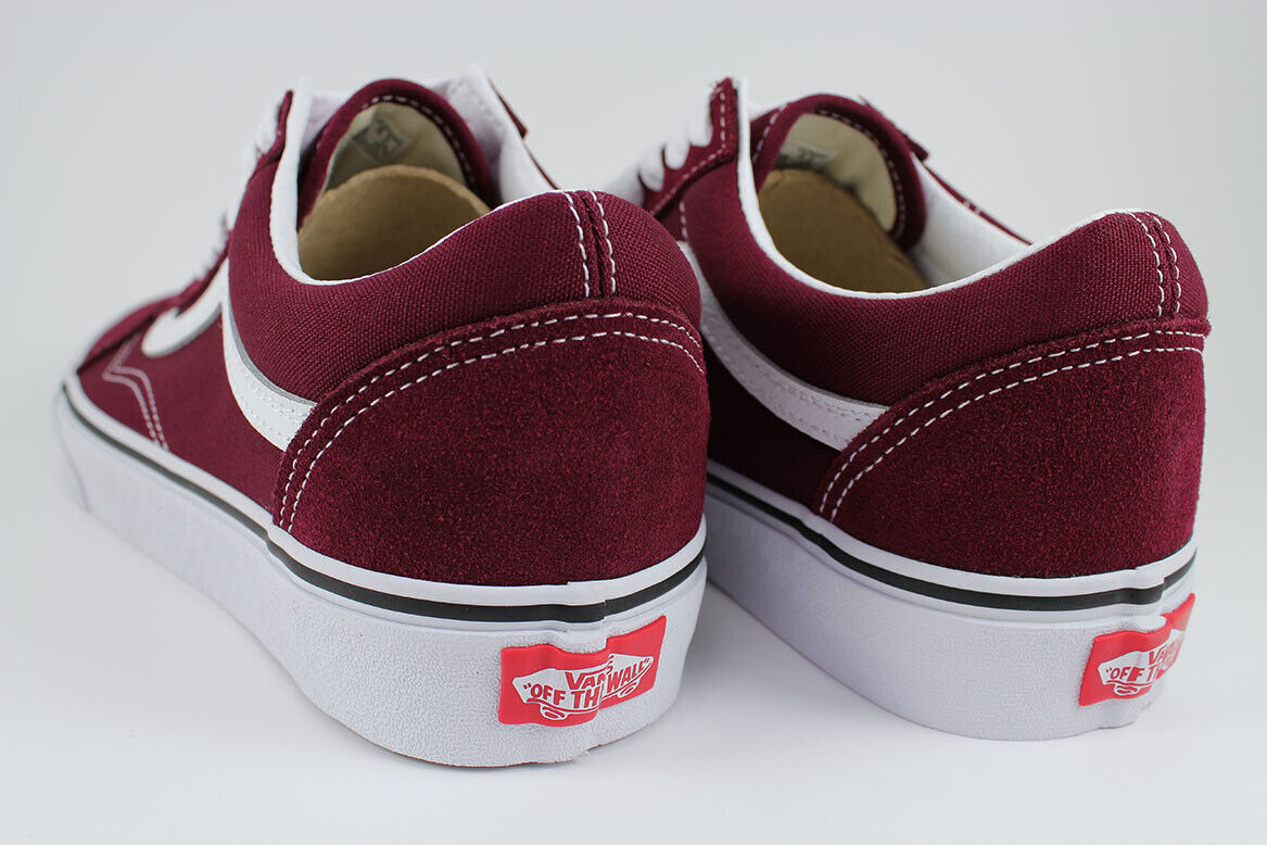 Women's shoes Vans Old Skool Burgundy/ True White