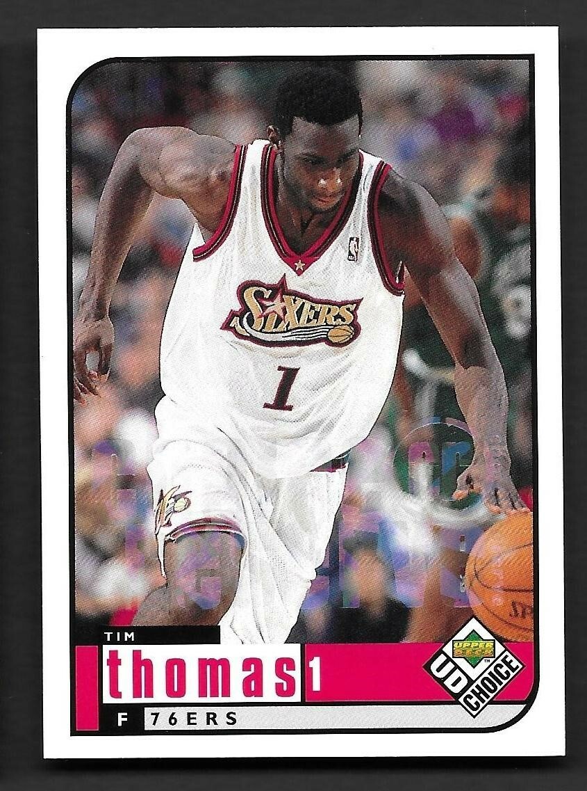 THOMAS O'MARREY選手カード 1998-99 UD Choice Reserve #107 Tim Thomas Philadelphia 76ers | eBay