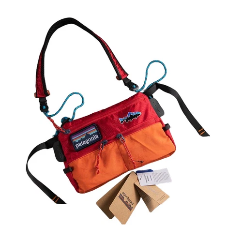 Patagoniai Lässige Handy Tasche Leicht Reise MiniPack Mehrfarbig Umschlag Tasche - Picture 3 of 25