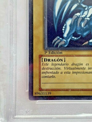 Yu-Gi-Oh 2002 Blue Eyes White Dragon Spanish SDK-001 BIK-S001 1st