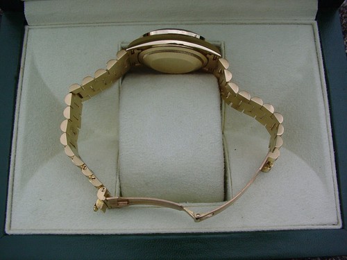 Rolex Day Date 36 mm 18238 Gold 18 Karat mit Brillantbesatz mit Box und Papieren - Bild 5 von 8