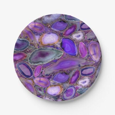 Handmade Purple Agate Gemstone Coffee Side Center Table Top Gift For Loves Ones