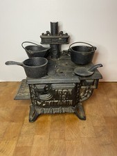 Iron Is Livitamin Queen Cast Iron Stove Accessories Salesman Sample 1960  s Circa