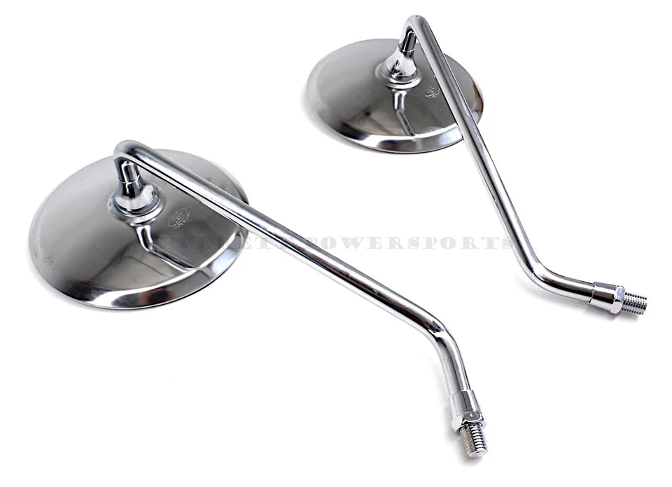 Mirror Set XL100-500 CB200-750 CL200-450 GL1000 CX500 OEM Honda (See Desc)#a46 - Image 2 of 4