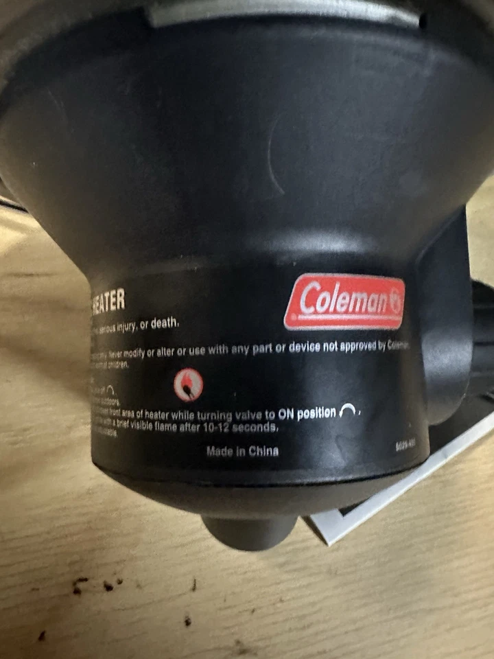 Calentador catalítico de propano Coleman Perfectemp Evencat 5029 con soporte probado Foto 3 de 4