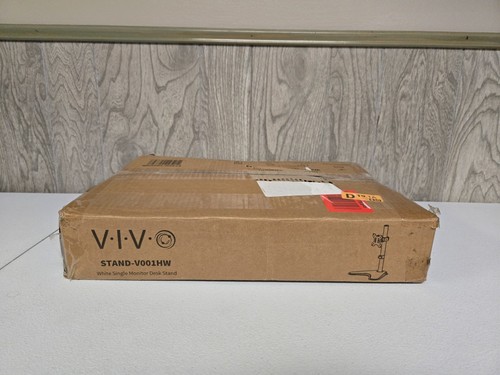 VIVO White LCD Monitor Adjustable Desk Stand Fit up to 32" regular 38" Ultrawide - 第 18/20 張圖片