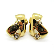 Original PIERRE LANG Designer Creolen Vergold...