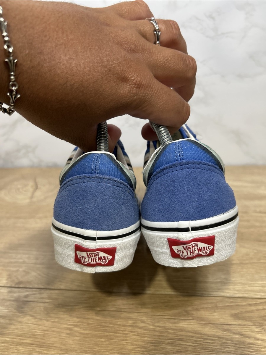 Vans Old Skool Warp Nebulas Blue Chrome Suede Men Shoes  display picture 1