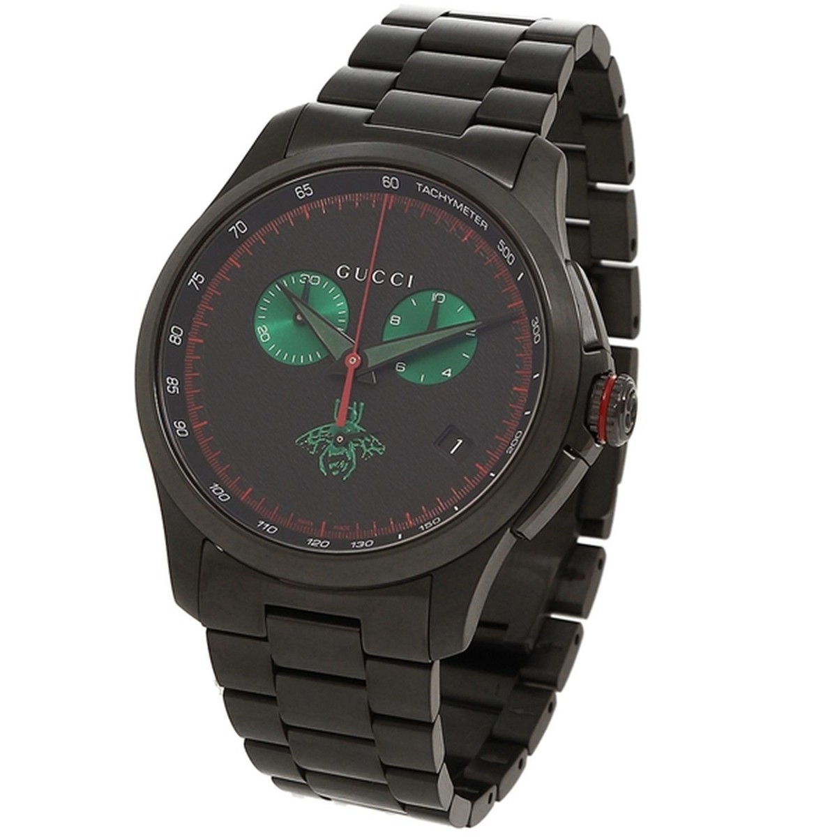 Gucci YA126270 Men's G-TIMELESS Black Quartz Watch | eBay