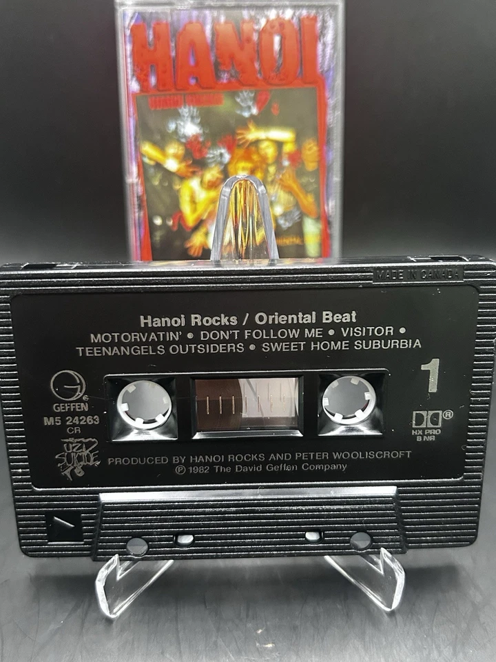 HANOI ROCKS - ORIENTAL BEAT /CASSETTE / GLAM ROCK - Image 4 of 4