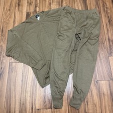 Vtg Men’s Redhead Thermal Shirt (Large) & Bottoms (Medium) Set Brown USA Made