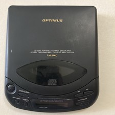 Vtg Optimus Portable Compact Disc CD Player 1 Bit CD-3380 42-5033 Radio Shack