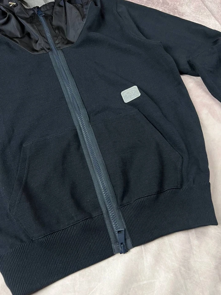 FW 20 Paul & Shark X NICK WOOSTER Algodón Nylon Reflectante Cremallera Sudadera con Capucha Para Hombres Talla M Foto 4 de 4
