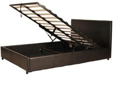 Ottoman Storage Bed Gas Lift Junior Double With Mattress