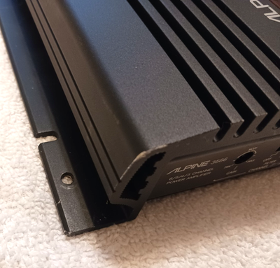 車のパーツ Alpine  3566 amplifier Car amplifier Alpine 3566 Vintage Car Amplifier 6 5 4 3 Channel 600W Used Tested