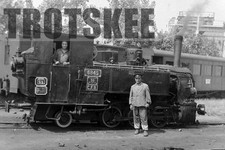 35mm Negative CFR Romania Railways Steam Loco 6845 1968 EP