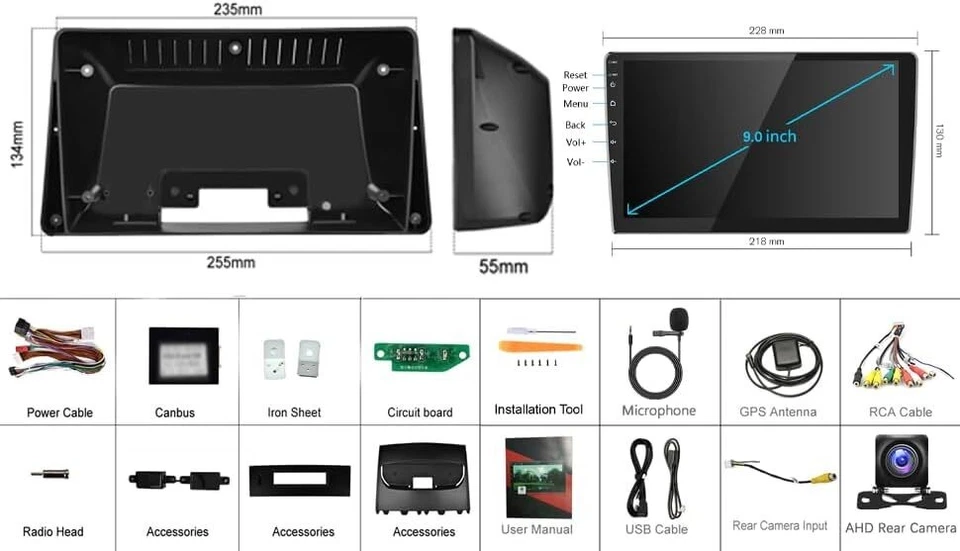 2+64GB Für Renault Megane 2 II 2002-2009 CarPlay Android 13 Autoradio GPS DAB+ - Bild 3 von 4