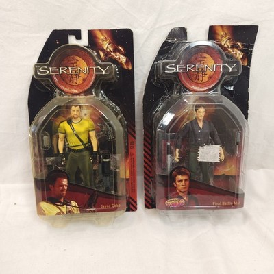 Serenity Firefly Jayne Cobb & Final Battle Mal Figures Lot Diamond Select 2005