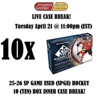 2025-26 SP GAME USED HOCKEY 10 BOX CASE BREAK #5849 - New Jersey Devils
